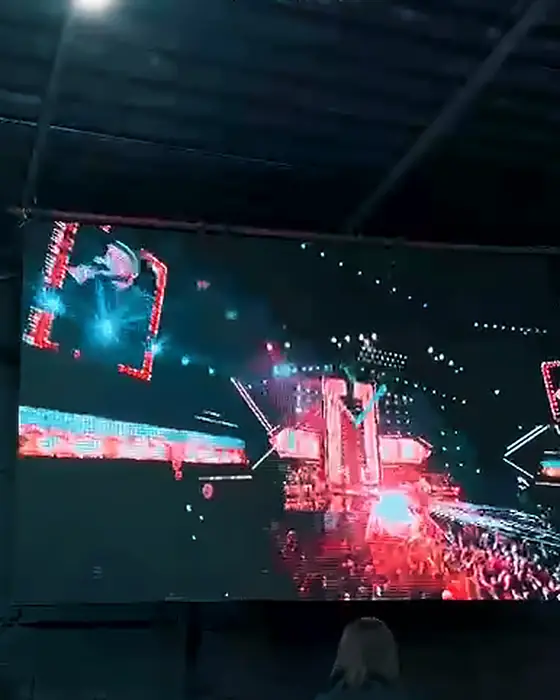 O telão gigante: Pra sua música favorita e os jogos do seu time